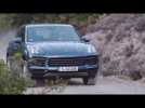 Porsche Cayenne S Biskaya Blue Metallic Driving off road