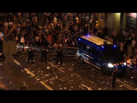 Barcelona: 700,000 protest against police violence: city police