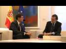Spain's Rajoy meets Ciudadanos leader River amid Catalan crisis