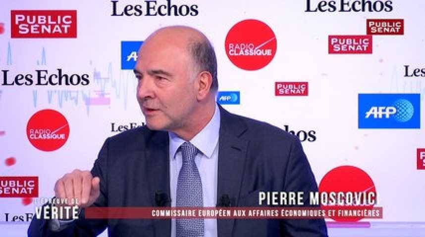 Illustration pour la vidéo Taxe dividendes : Moscovici dénonce « une polémique malvenue » de la part de Le Maire