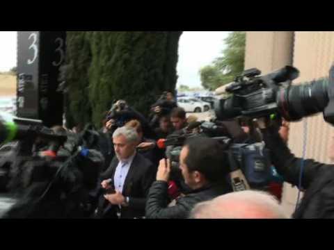Mourinho arrives at Madrid court for hearing on tax fraud probe