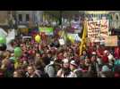 Climate activists march in Bonn to keep coal in ground