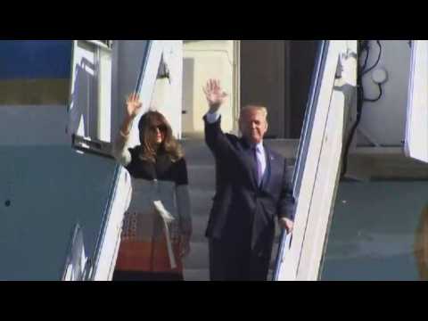 Trump lands in Japan on first leg of Asian tour