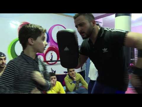 Young Syrian refugees get active at Egypt sports academy