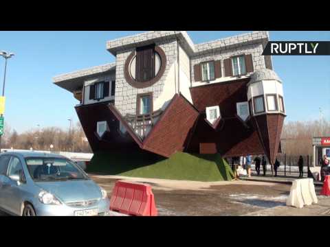 Biggest Upside-Down House in the World Turns Heads in Ufa