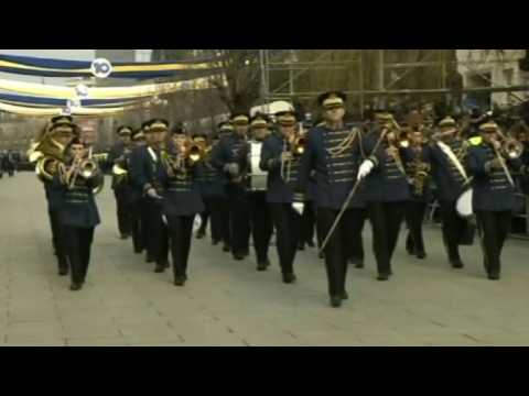 Kosovo marks 10 years of independence with military parade