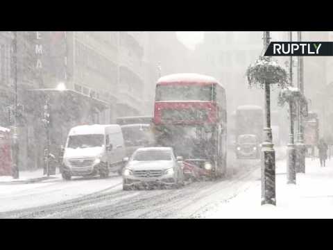 'Beast from the East' Blankets London in Snow