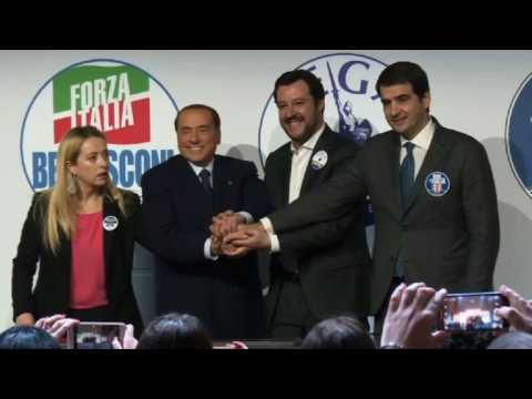 Berlusconi grouping to make show of unity ahead of election