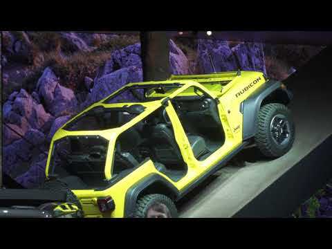 The new Jeep Wrangler Sahara reveal at the 2018 Geneva International Motor Show