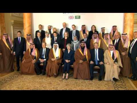 Theresa May meets Saudi crown prince at 10 Downing Street