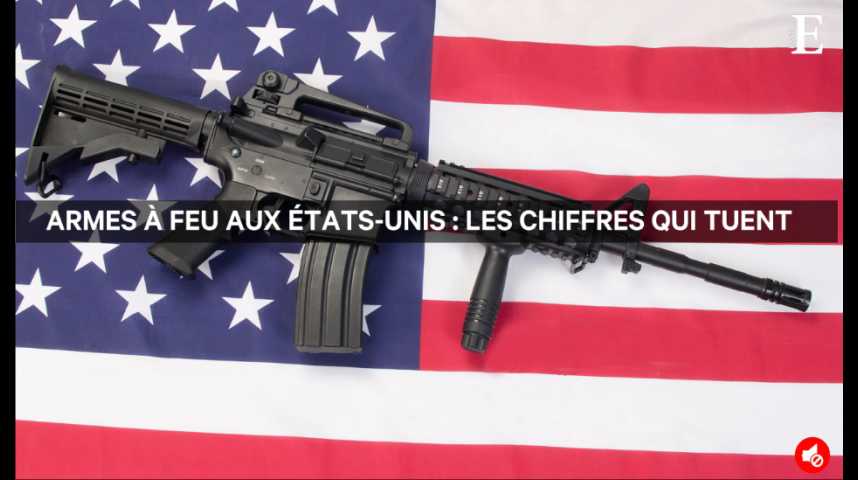 Illustration pour la vidéo Armes à feu aux Etats-Unis: les chiffres qui tuent