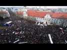 Thousands of Slovaks rally against government, corruption - Label : AFPTV - First images - Category : News