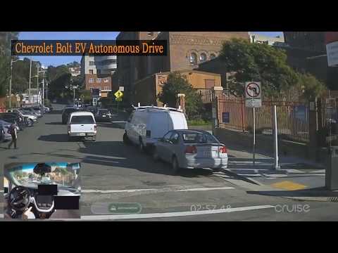 Chevrolet Bolt électrique : les prototypes autonome à l'épreuve dans les rues de San Francisco en 2017