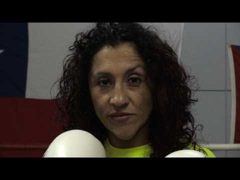 International women's day: Portrait of a boxer
