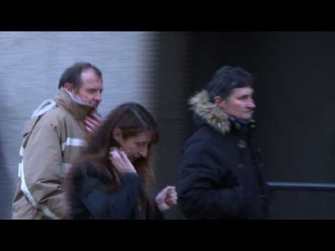 Parents of murdered French nanny leave court