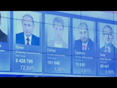 Putin wins fourth term as vote projection announced