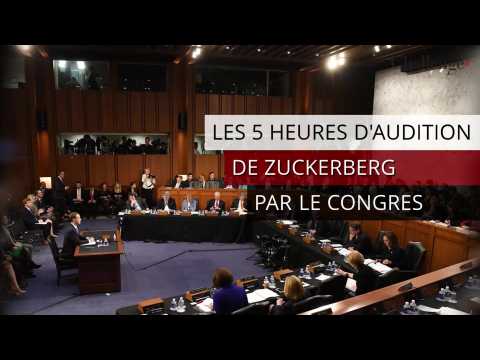 Zuckerberg soumis à la question pendant 5 heures par le Congrès américain