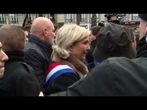 Marine Le Pen booed at Paris march for murdered Jewish woman