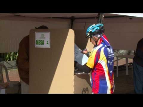 Colombians vote in elections seen as test for peace deal
