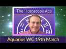 Aquarius Weekly Horoscope from 19th March - 26th March 2018