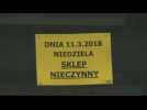 Stores closed as Poland phases out Sunday shopping - Label : AFPTV - First images - Category : Business