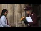 Meghan Markle in first official outing with Queen - Label : AFPTV - First images - Category : News