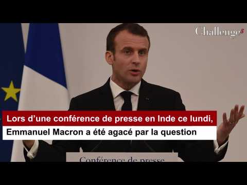 Emmanuel Macron très agacé par la question d'une journaliste