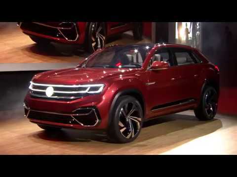 Volkswagen Atlas Tanoak Pickup Concept makes World debut at 2018 New York Auto Show Press Conference