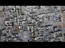 Drone footage shows destruction in Syria's Douma