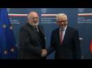 EU's Timmermans welcomed by Polish PM and foreign minister