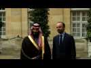 French PM meets with Saudi Arabia's crown prince