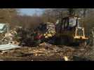 Bure: evacuation of the Lejuc forest site - Label : AFPTV - First images - Category : News