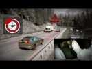 New Volvo V60 - oncoming collision mitigation by braking - animation