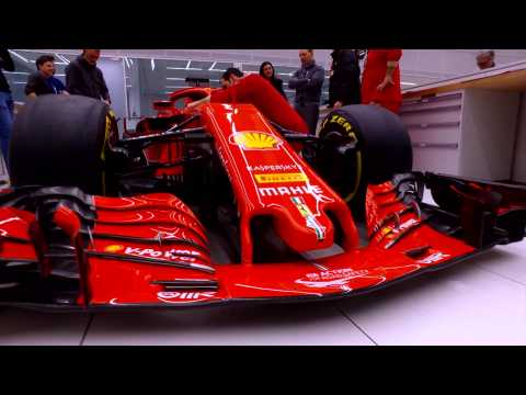 Presentation Ferrari SF71H Stickering for the new 2018 Formula 1 Season