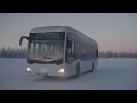 Full Electric Mercedes-Benz Citaro - Winter Testing