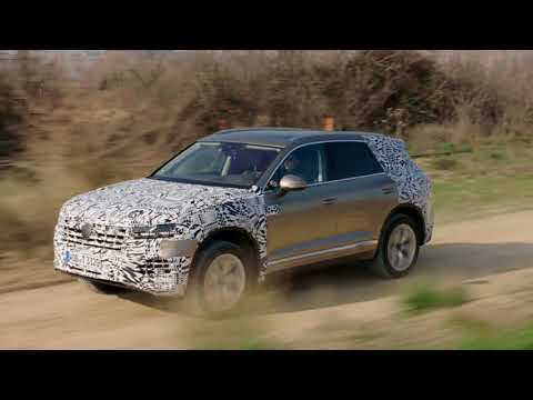 The all-new VW Touareg COVERT DRIVE SPAIN in Driving video in Gold
