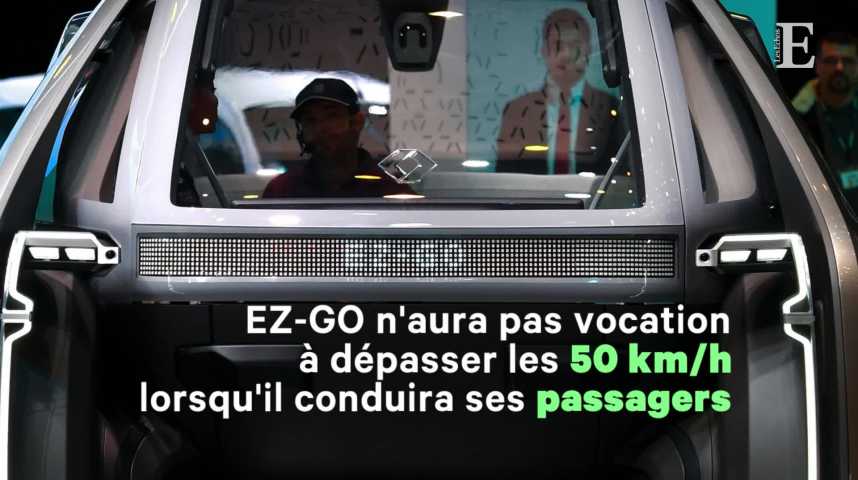 Illustration pour la vidéo Renault abat ses cartes et dévoile son robot-taxi