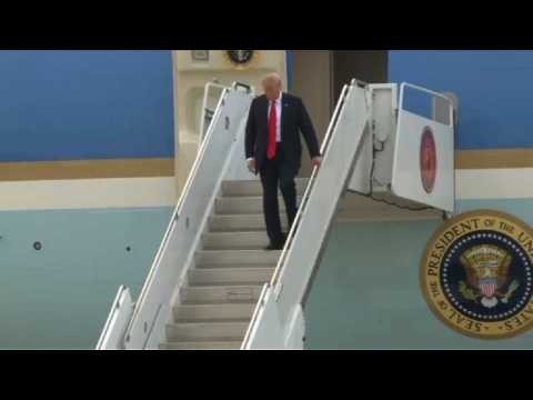 Trump arrives in California for visit to border
