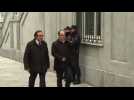 Catalan separatist leaders arrive at Madrid Supreme Court