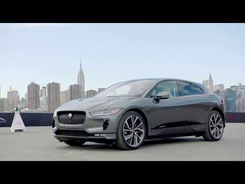 "Baby Driver" Ansel Elgort tests Jaguar I-Pace