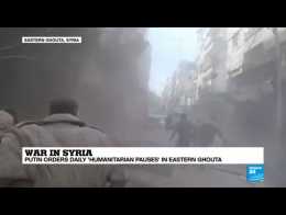Syria: Russia''s president Putin orders daily "humanitarian pauses" in Eastern Ghouta