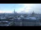 'Beast from the east' brings snow to London - Label : AFPTV - First images - Category : News