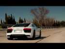 Audi R8 Coupé V10 RWS Driving demo on the track