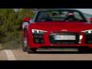Audi R8 Spyder V10 RWS Driving Video