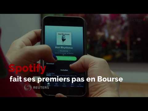 Le géant du streaming musical Spotify entre en bourse