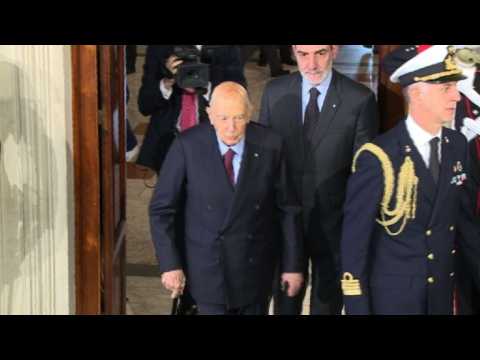 Italian ex-president meets Mattarella for talks