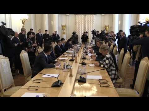 Lavrov hosts Chinese counterpart for talks