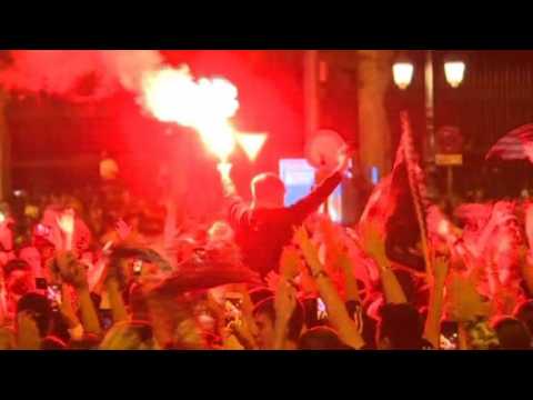 Madrid fans celebrate Champions League victory