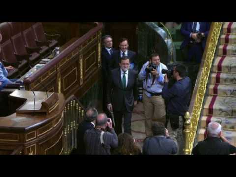 Spainish parliament debates no-confidence motion against Rajoy