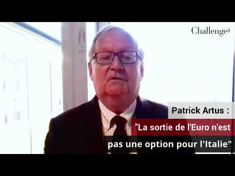 Patrick Artus: "la sortie de l'Euro n'est pas une option pour l'Italie"